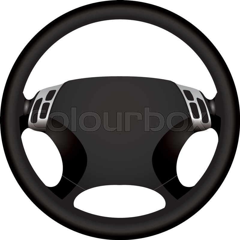 A Modern Car Steering Wheel For A Stock Vector Colourbox 800x800 A Modern Car Steering Wheel For A Stock Vector Colourbox