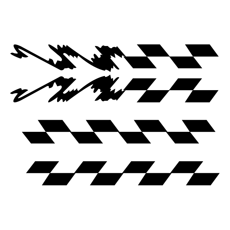 745x745 Checred Stripe With Jagged End