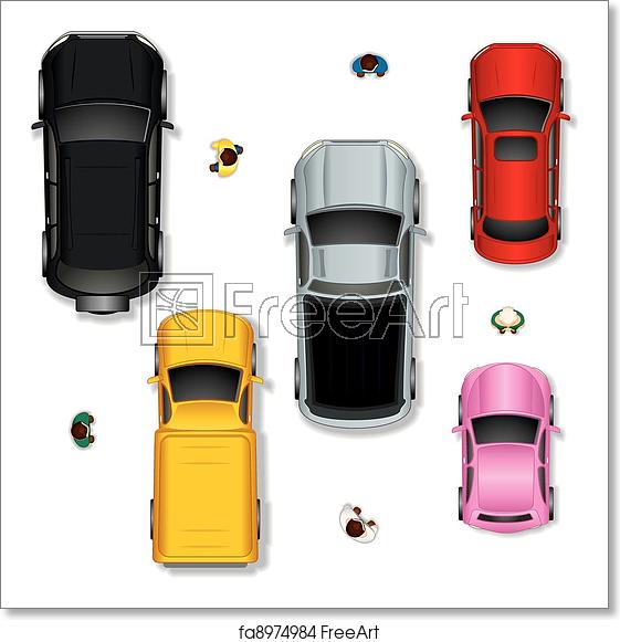 Free Art Print Of Vector Car 561x581 Free Art Print Of Vector Car