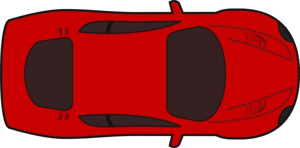Red Racing Car Top View Free Vector In Open Office Drawing 600x297 Red Racing Car Top View Free Vector In Open Office Drawing