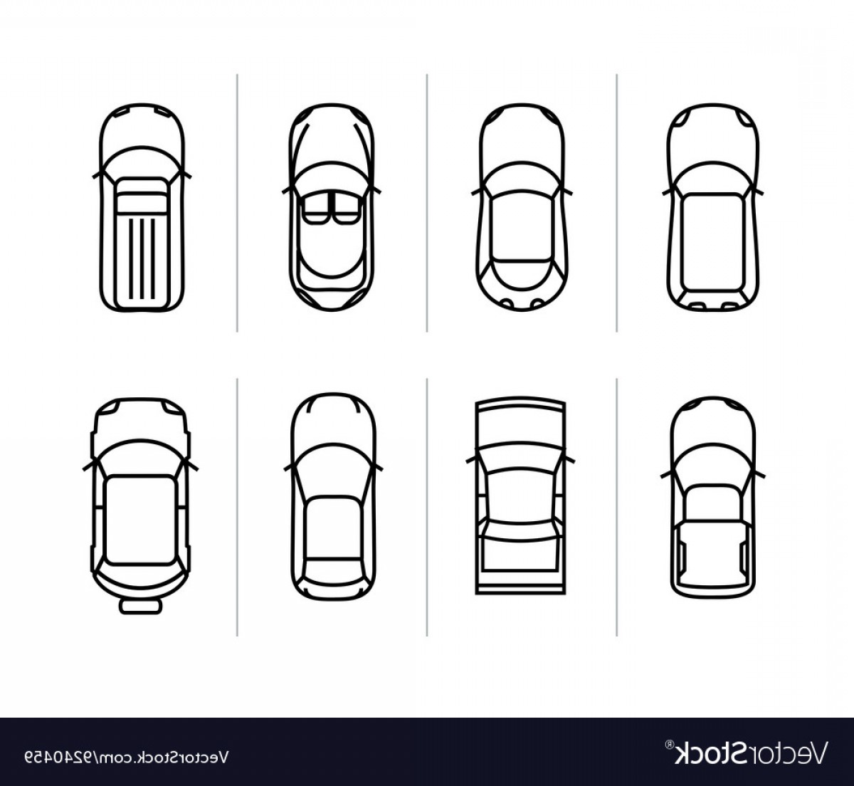 Set Outline Cars Top View Car Icons Vector Hoodamathrun 1200x1104 Set Outline Cars Top View Car Icons Vector Hoodamathrun