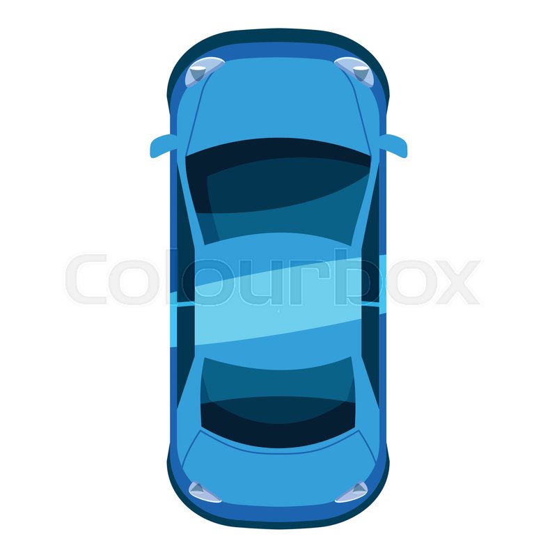 Blue Car Top View Icon Isometric Stock Vector Colourbox 800x800 Blue Car Top View Icon Isometric Stock Vector Colourbox