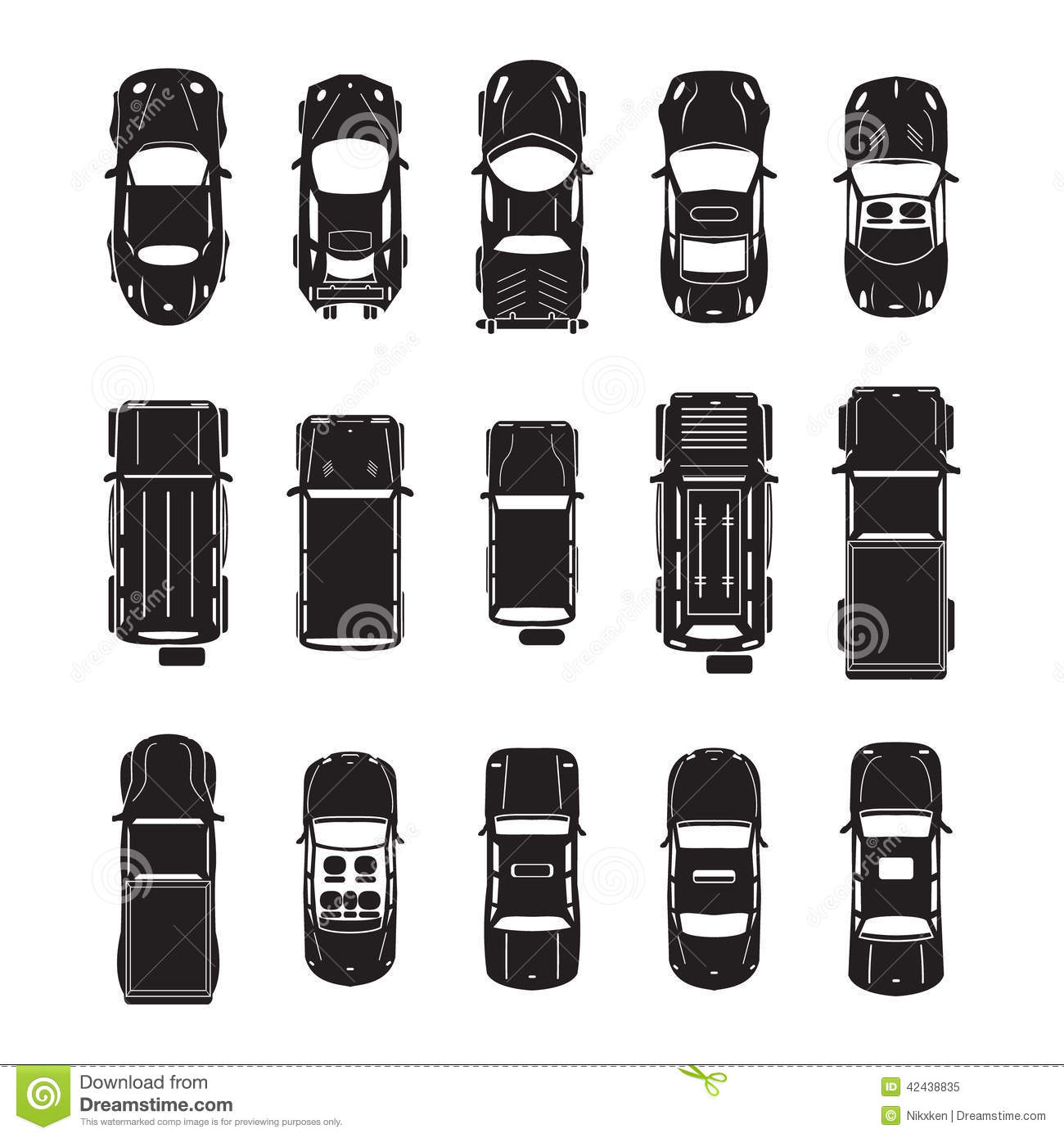 Car Top View Silhouette 1300x1390 Car Top View Silhouette