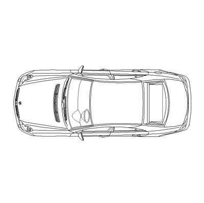 Car Top View Vector Images 400x397 Car Top View Vector Images