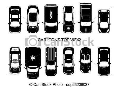 Car Top View Vector at Vectorified.com | Collection of Car Top View