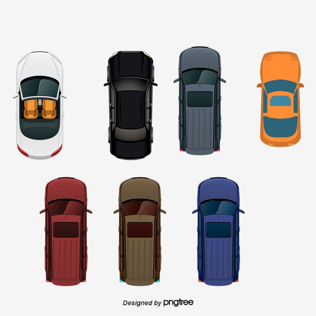 Vector Cartoon Gray Car Top View, Cartoon Vector, Car Vector 640x640 Vector Cartoon Gray Car Top View, Cartoon Vector, Car Vector
