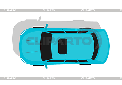 Blue Car Top View Flat Design Stock Vector Graphics Cliparto 400x280 Blue Car Top View Flat Design Stock Vector Graphics Cliparto