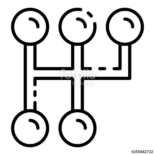 500x500 Car Manual Transmission Icon Outline Car Manual Transmission