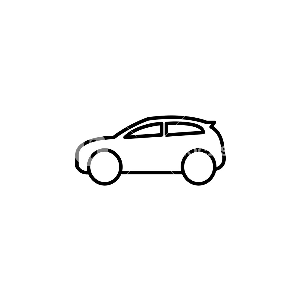 1000x1000 Pictograph Of Car Vector Illustration Royalty Free Stock Image