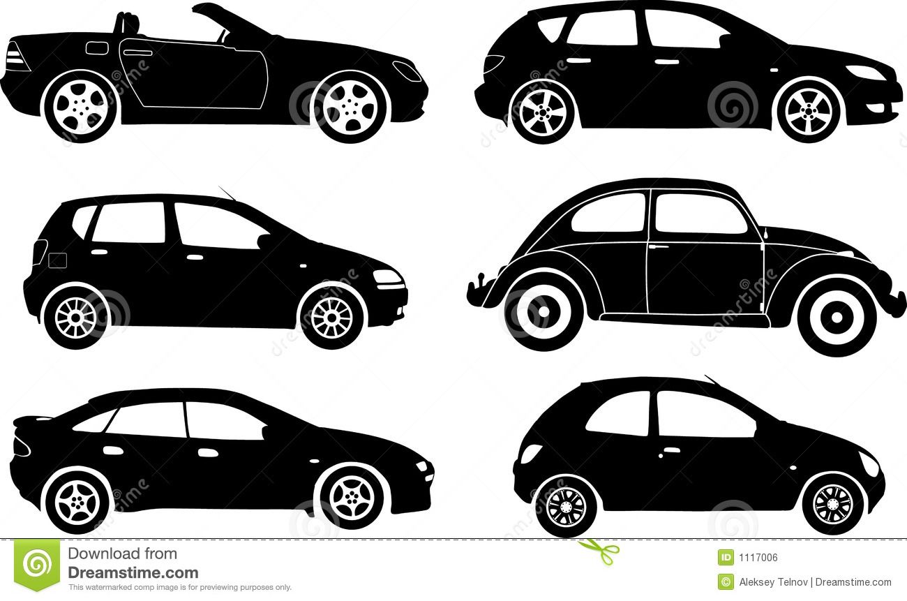 1300x861 Silhouette Cars, Vector