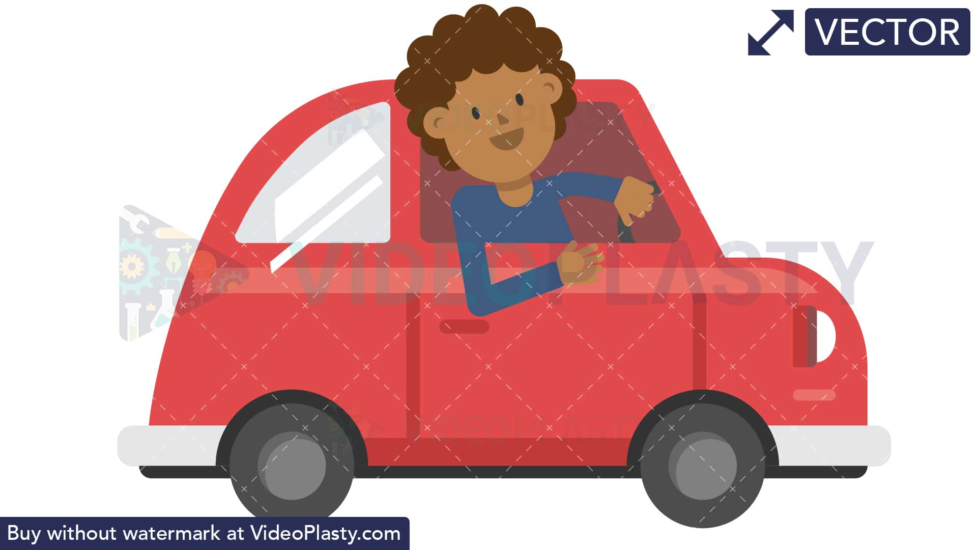 1920x1080 Black Man Driving Car