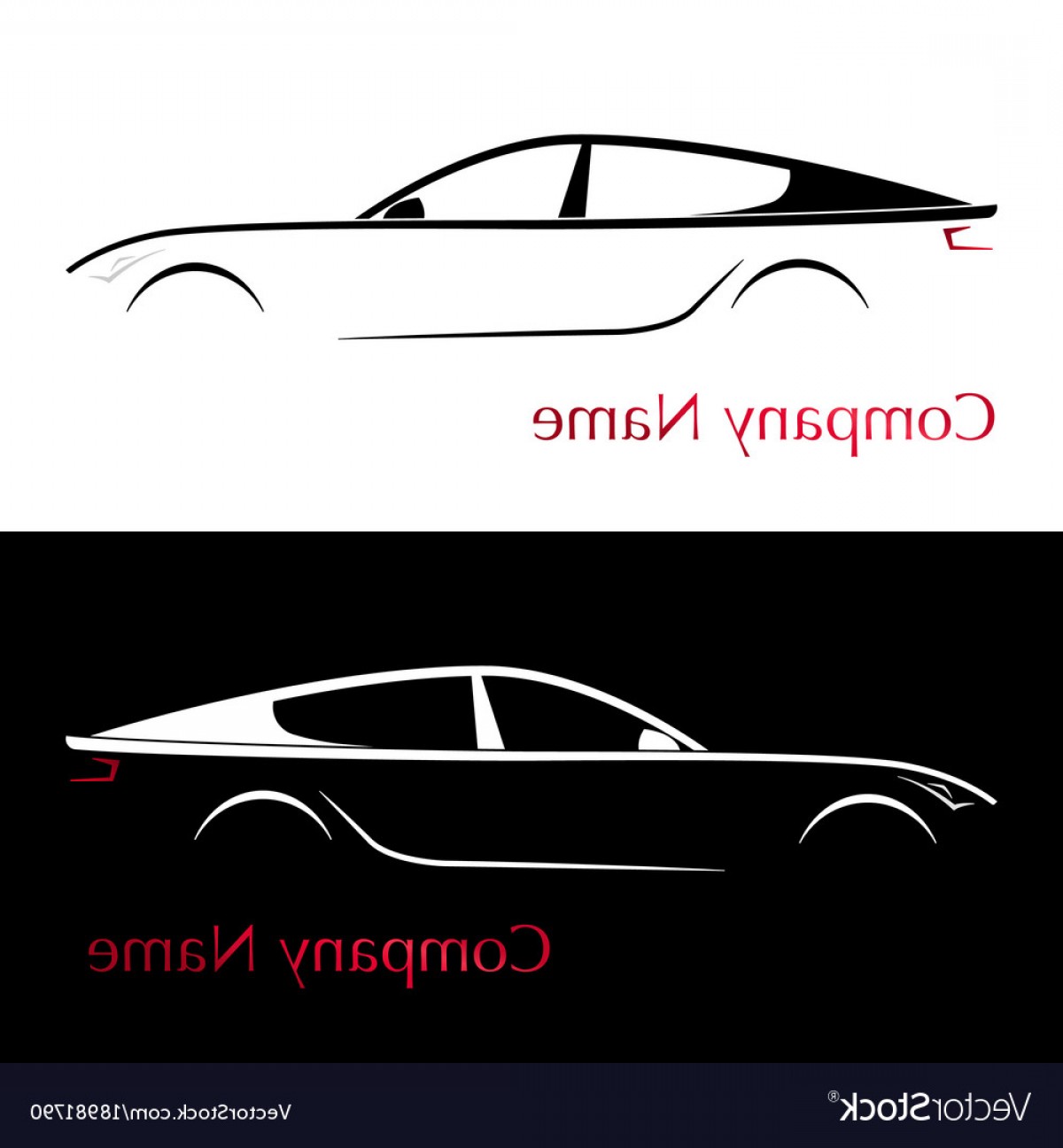 1200x1296 Business Card For Auto Company Silhouette Car Vector Soidergi