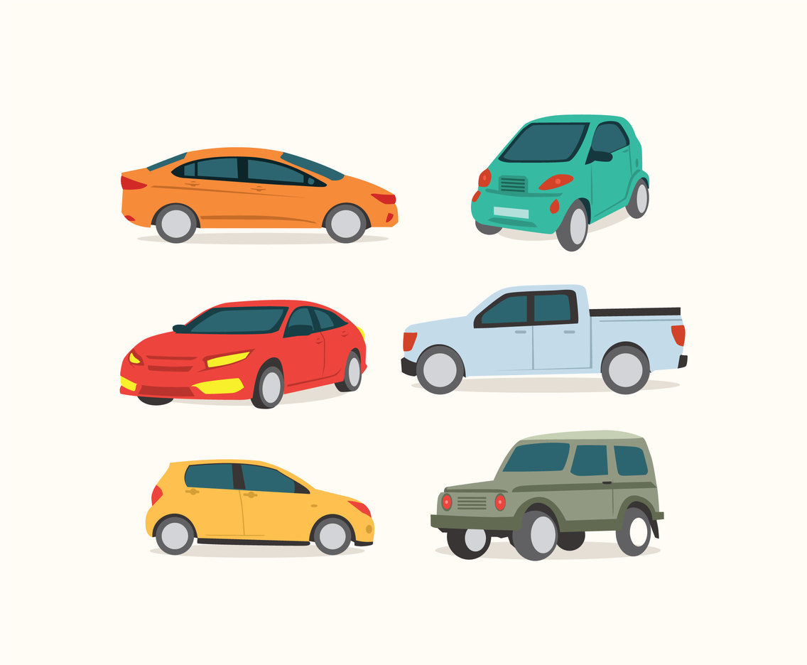 1136x936 Various Cars Vector Vector Art Graphics