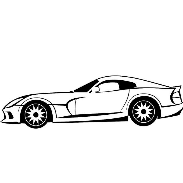 640x640 All Sizes Dodge Viper Car Vector Image
