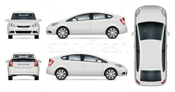 White Car Vector Mockup Vector Illustration Yurischmidt 600x315 White Car Vector Mockup Vector Illustration Yurischmidt