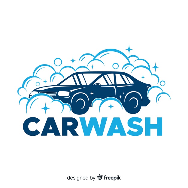 Flat Blue Car Wash Logo Vector Free Download 626x626 Flat Blue Car Wash Logo Vector Free Download