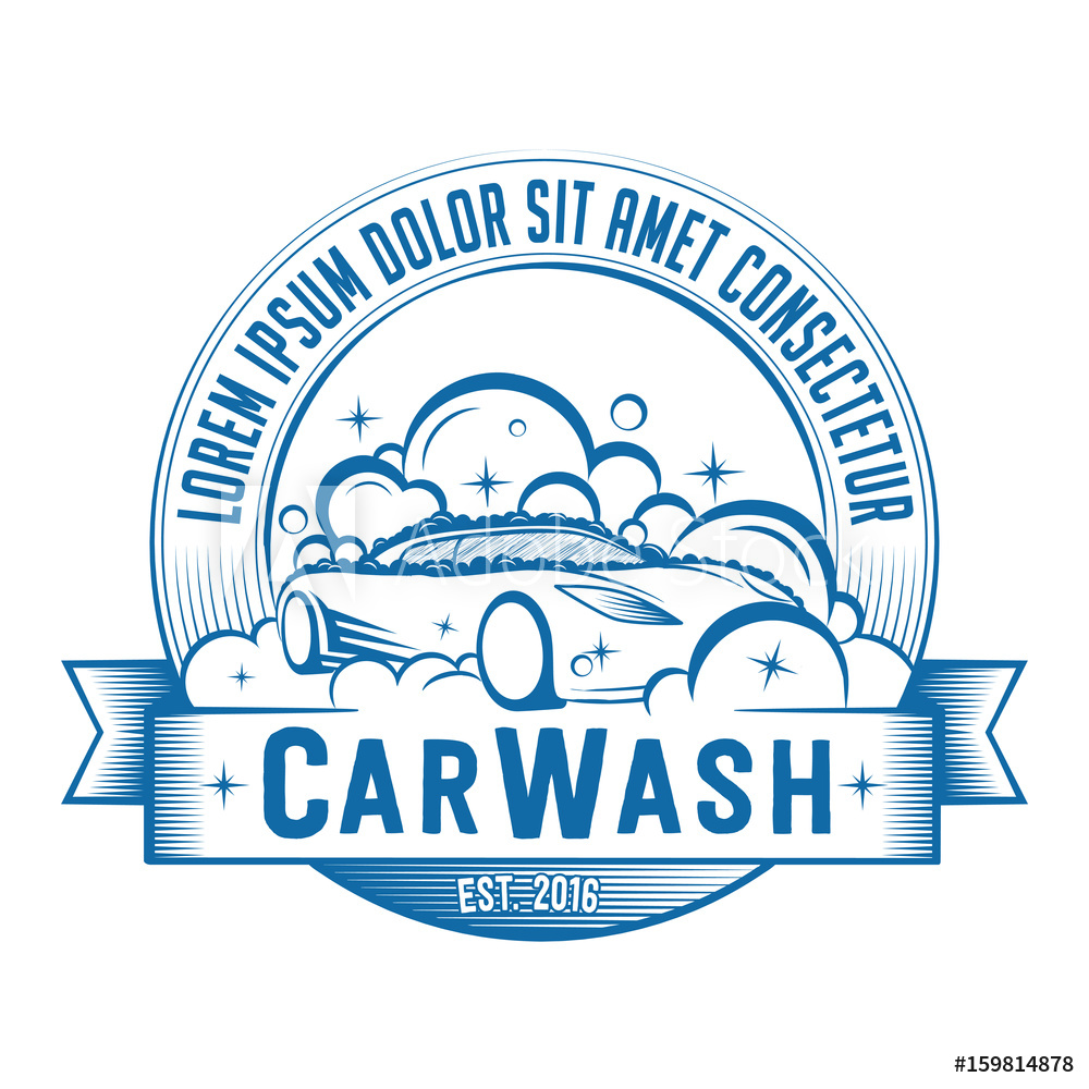 Fotografie, Obraz Car Wash Logo Vector And Illustration T Shirt 1000x1000 Fotografie, Obraz Car Wash Logo Vector And Illustration T Shirt