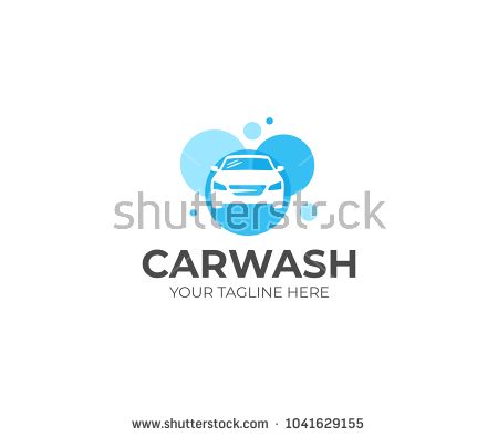 450x395 Car Wash Logo Template Auto Wash Vector Design Cleaning Service