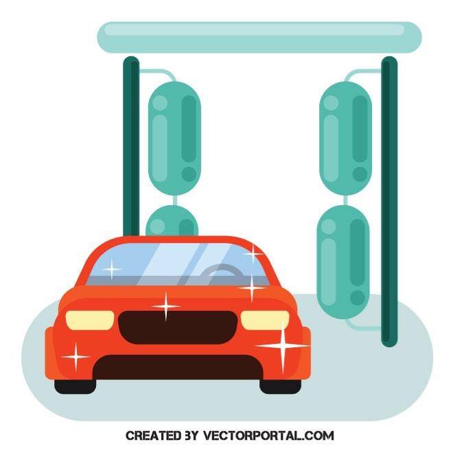 660x660 Car Wash Vector Image Vehicles Free Vectors In Car Wash