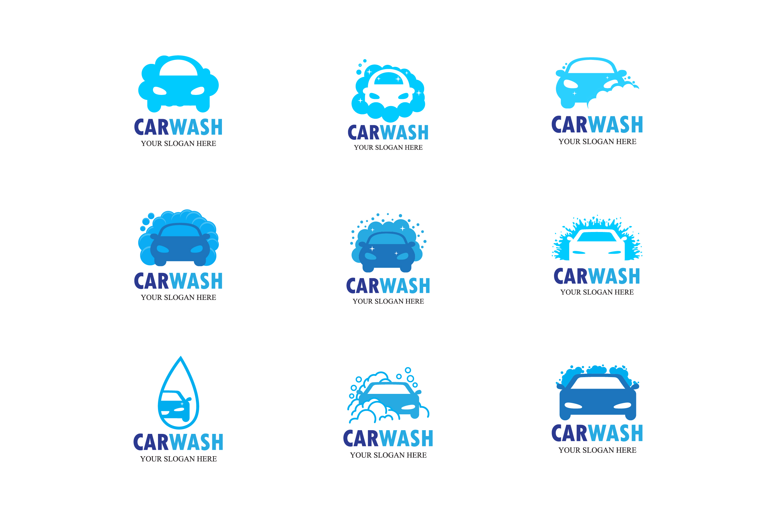 2500x1667 Car Wash Vector Logo, Emblem, Icon, Symbol, Emblem