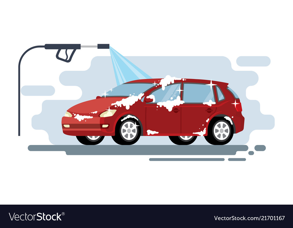1000x780 Great Concept For Car Washing Service Car Wash Vector Image