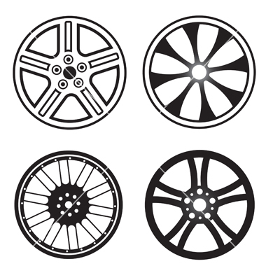 Free Vector Wheels Images 380x400 Free Vector Wheels Images
