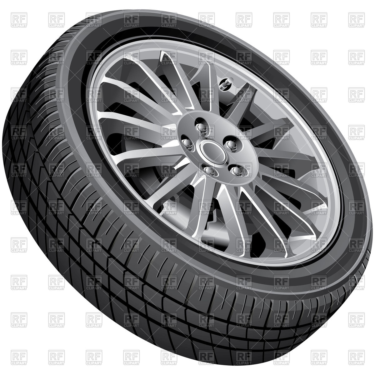 Car Wheel Vector Image Of Objects Vectorroom 1200x1200 Car Wheel Vector Image Of Objects Vectorroom