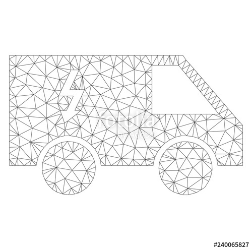 Polygonal Vector Electrical Car Icon On A White Background Mesh 500x496 Polygonal Vector Electrical Car Icon On A White Background Mesh