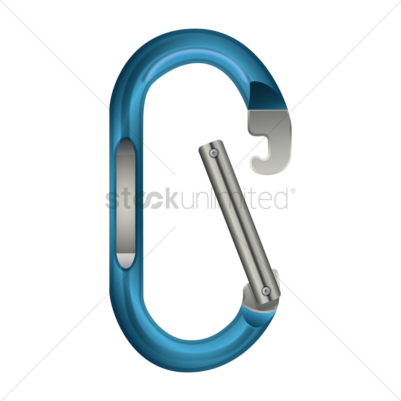 1300x1300 Carabiner Vector Image