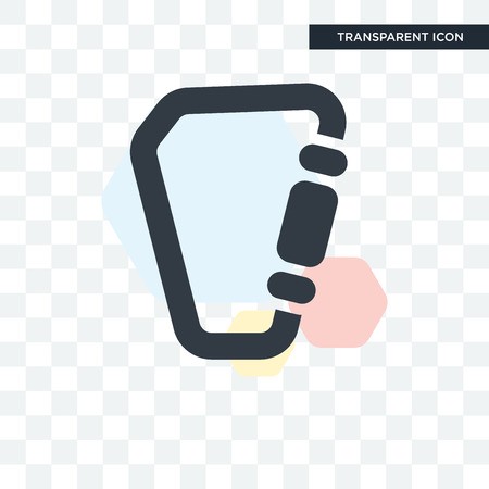 450x450 Carabiner Vector Icon Isolated On Transparent Background Royalty