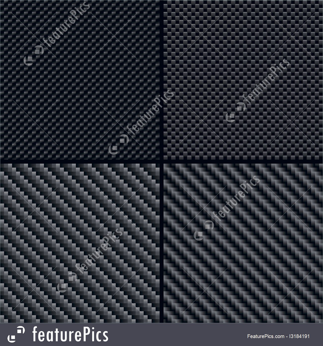 1300x1392 Abstract Patterns Carbon Fiber Seamless Patterns Set