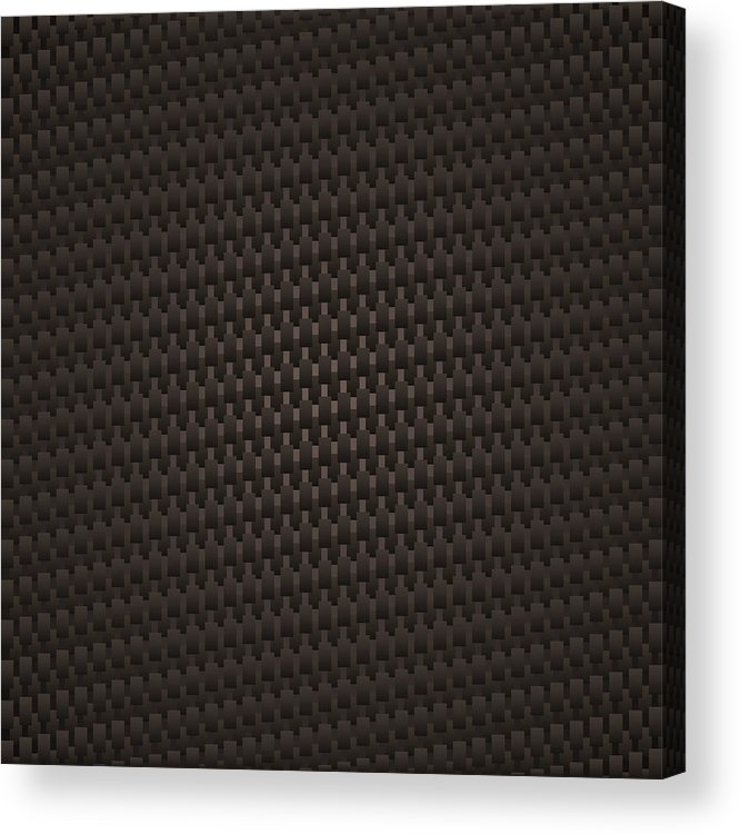 666x750 Carbon Fiber Vector Graphic Background Acrylic Print