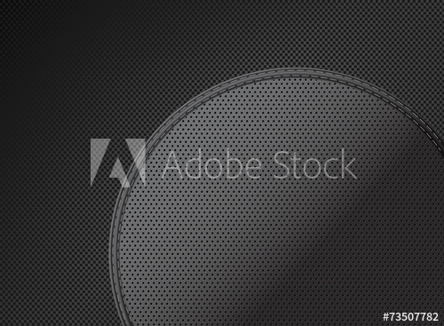 500x367 Carbon Pattern With Sewing Leather Vector Abstract Background