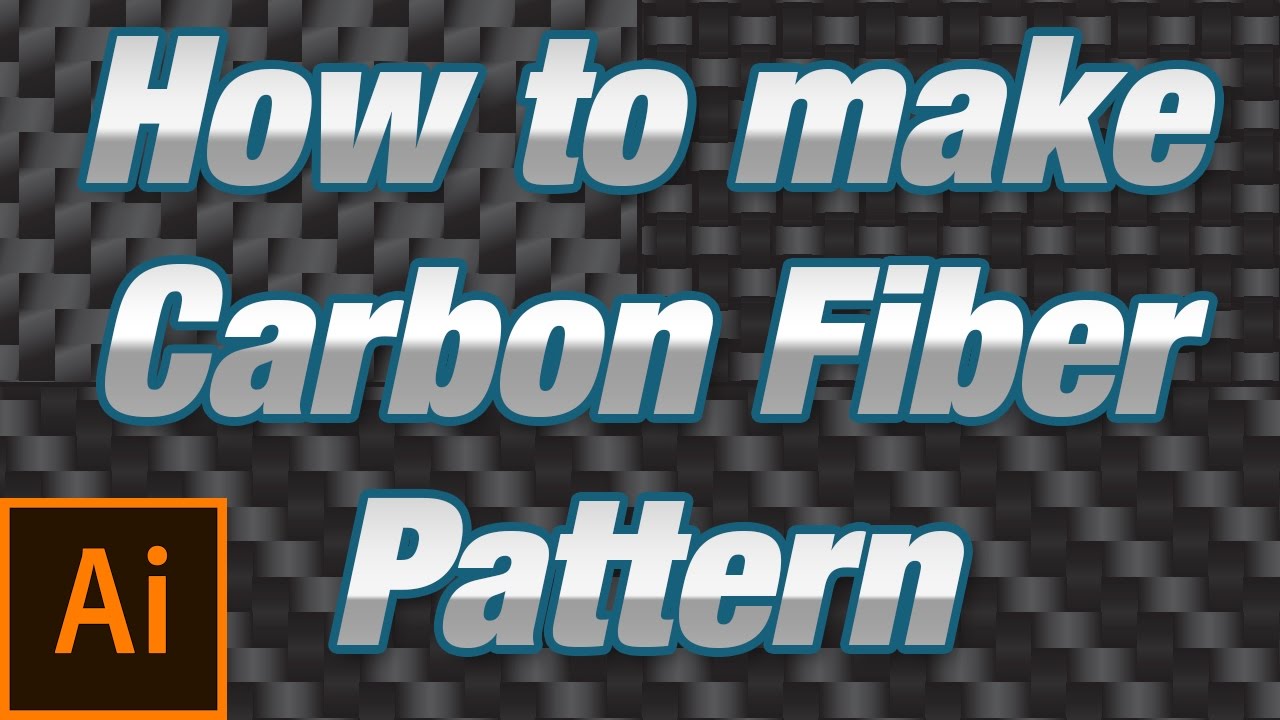 1280x720 Make A Carbon Fiber Pattern In Adobe Illustrator
