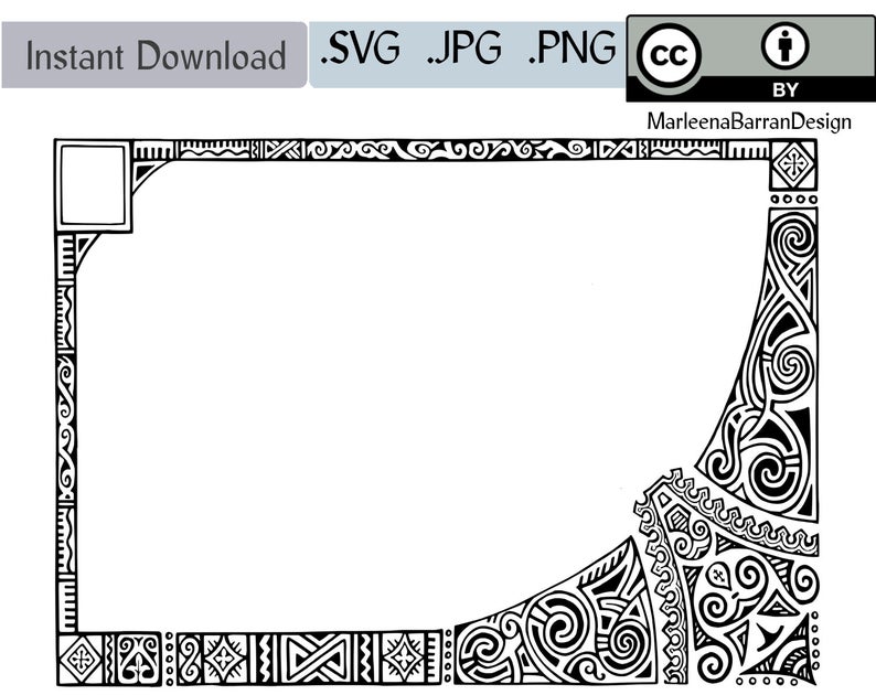 794x630 Finnish Iron Age Viking Age Style Frame Card Border Vector Etsy