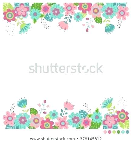 436x470 Vector Flowers Border