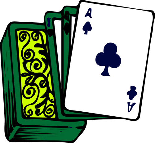 Poker Card Deck Vector Clip Art 500x461 Poker Card Deck Vector Clip Art