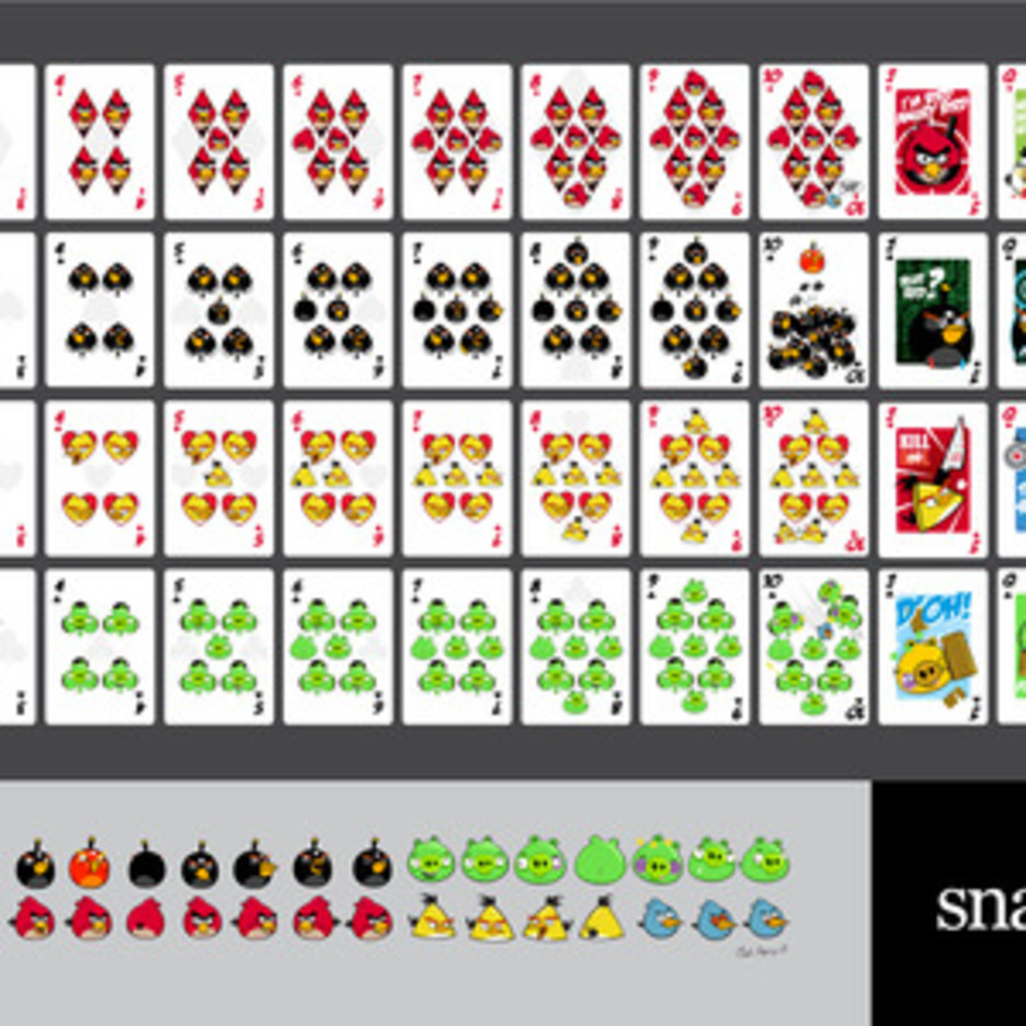 Angry Birds Playing Card Deck And Vector Characters Freevectors 936x936 Angry Birds Playing Card Deck And Vector Characters Freevectors