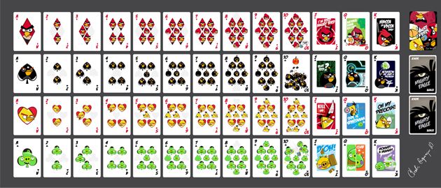 Angry Birds Playing Card Deck And Vector Characters Kid's Room 630x269 Angry Birds Playing Card Deck And Vector Characters Kid's Room