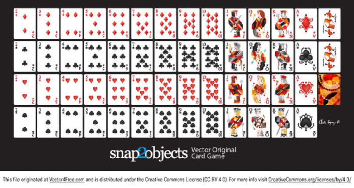1136x603 Free Vector Playing Cards Deck