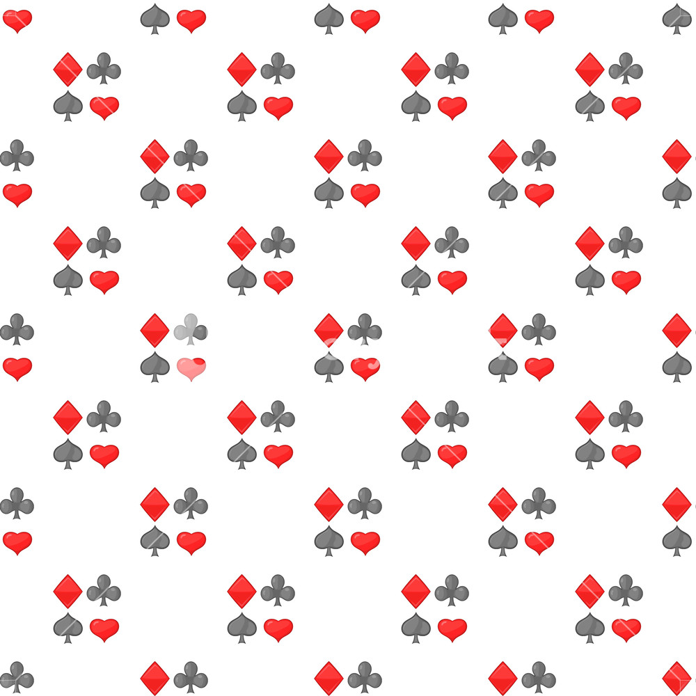 Card Suits Pattern Cartoon Illustration Of Card Suits Vector 1000x1000 Card Suits Pattern Cartoon Illustration Of Card Suits Vector