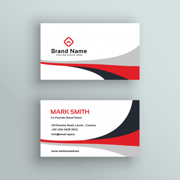 Modern Clean Business Card Vector Design Vector Free Download 626x626 Modern Clean Business Card Vector Design Vector Free Download