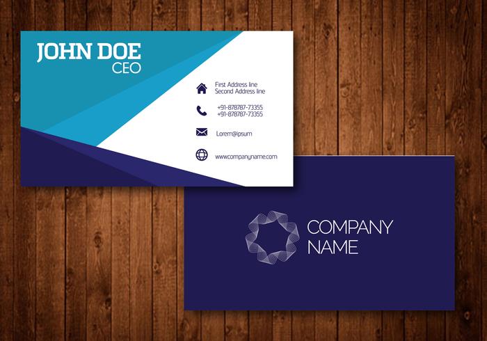 Card Visit Design Free Vector Art 700x490 Card Visit Design Free Vector Art