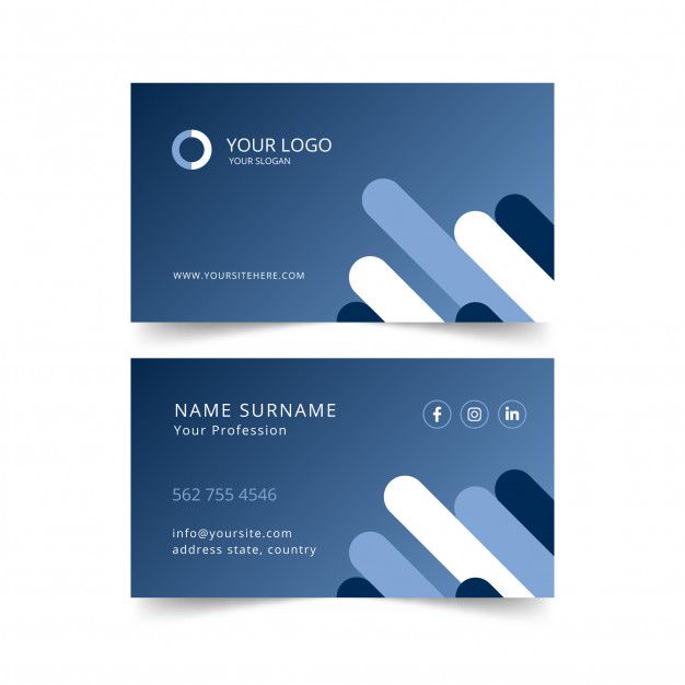 Creative Gradient Business Card With Shapes In Flat Design Free 626x626 Creative Gradient Business Card With Shapes In Flat Design Free