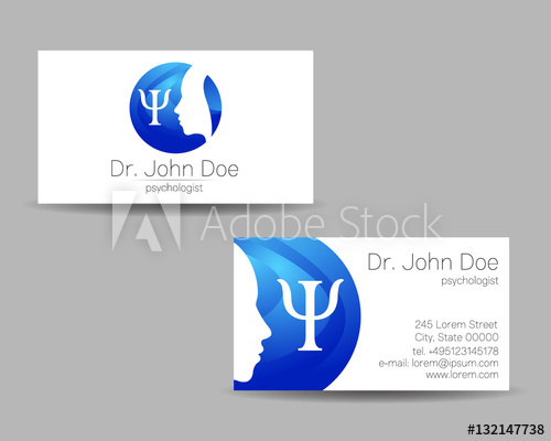 Psychology Vector Visit Card Modern Logo Creative Style Design 500x400 Psychology Vector Visit Card Modern Logo Creative Style Design