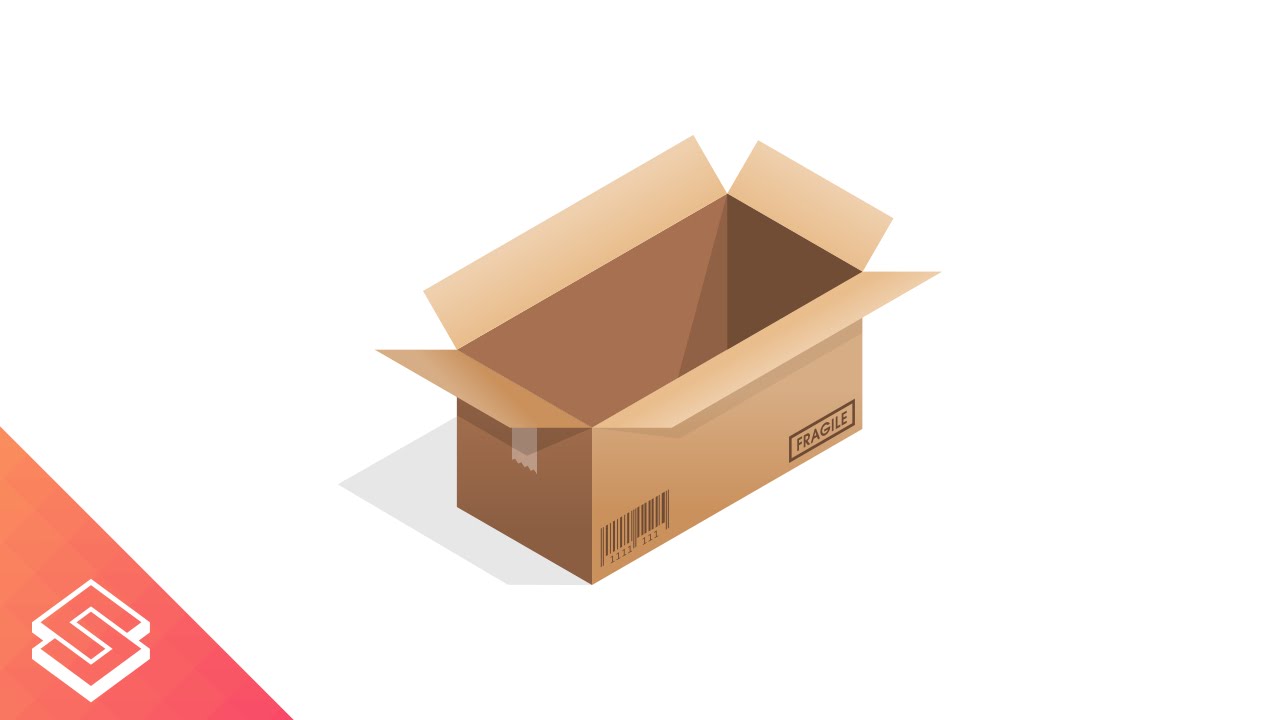 Inkscape For Beginners Vector Cardboard Box Barcode 1280x720 Inkscape For Beginners Vector Cardboard Box Barcode