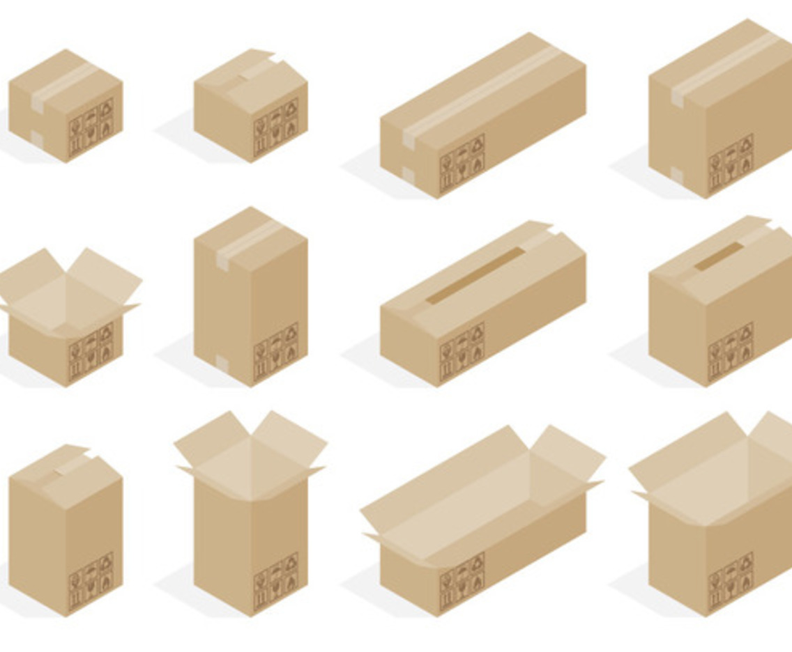 Isometric Cardboard Box Vectors Vector Art Graphics 1136x936 Isometric Cardboard Box Vectors Vector Art Graphics
