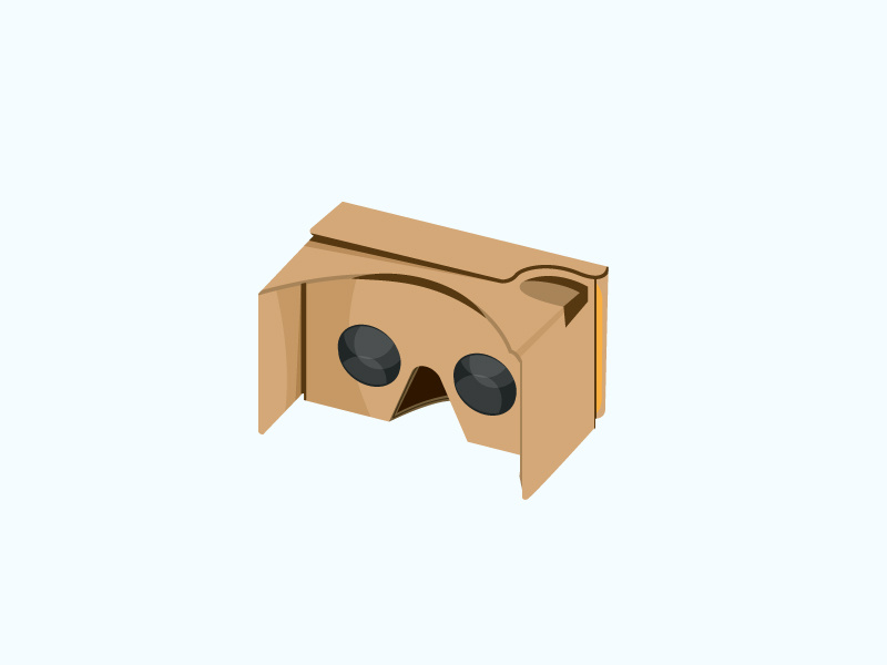 800x600 Free Google Cardboard Vector Design