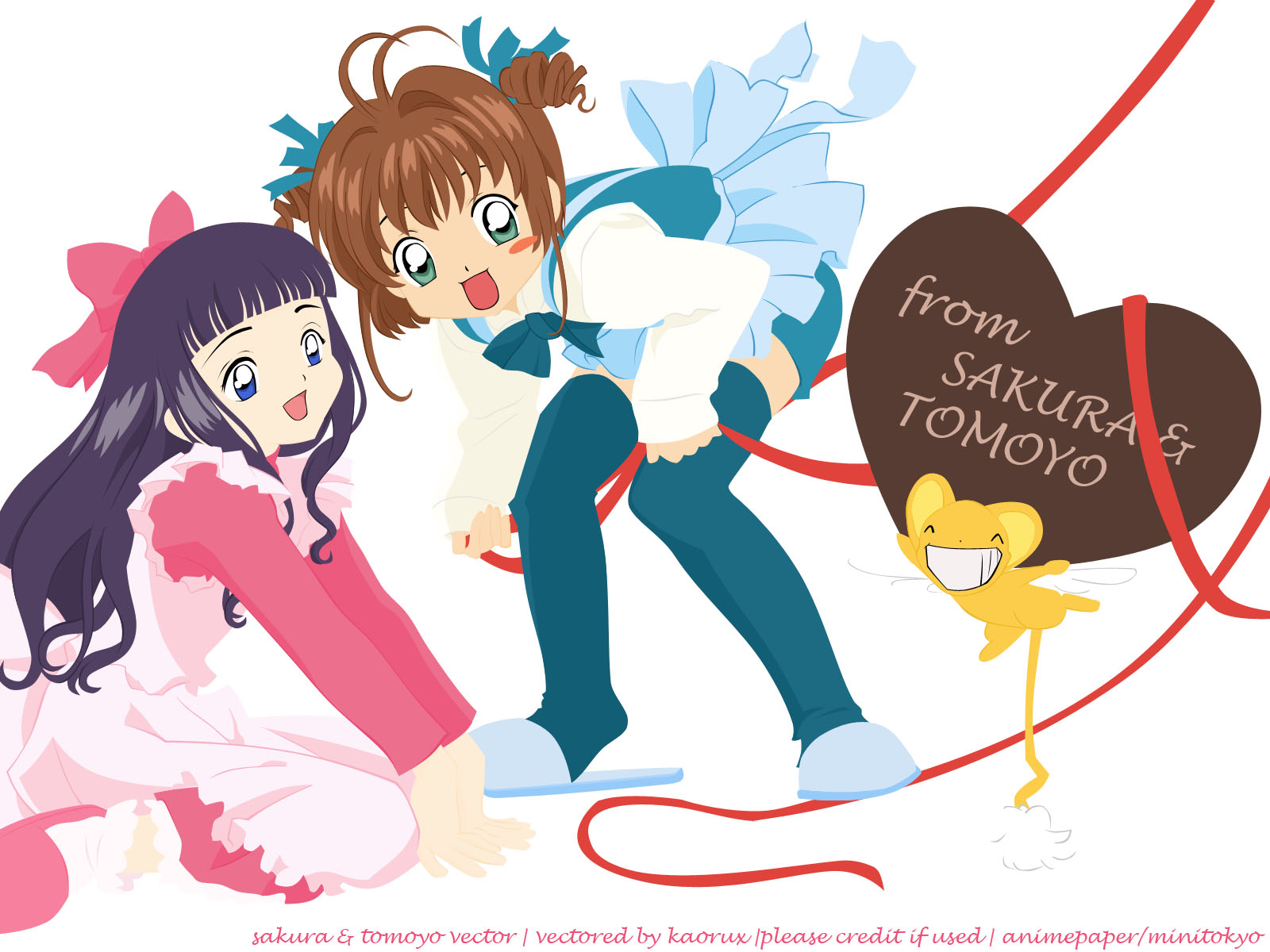 1600x1200 Cardcaptor Sakura Tomoyo Sakura Vector