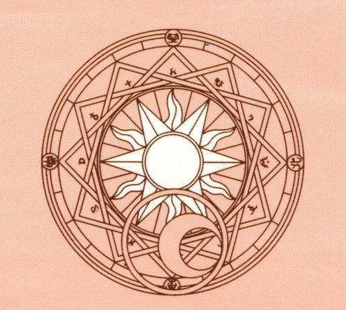 500x448 Clow Reed's Magic Circle From Clamp's Cardcaptor Sakura